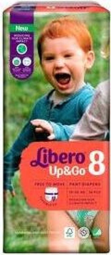 Up&Go 8 Buksebleie 19-30 kg - 26 stk.