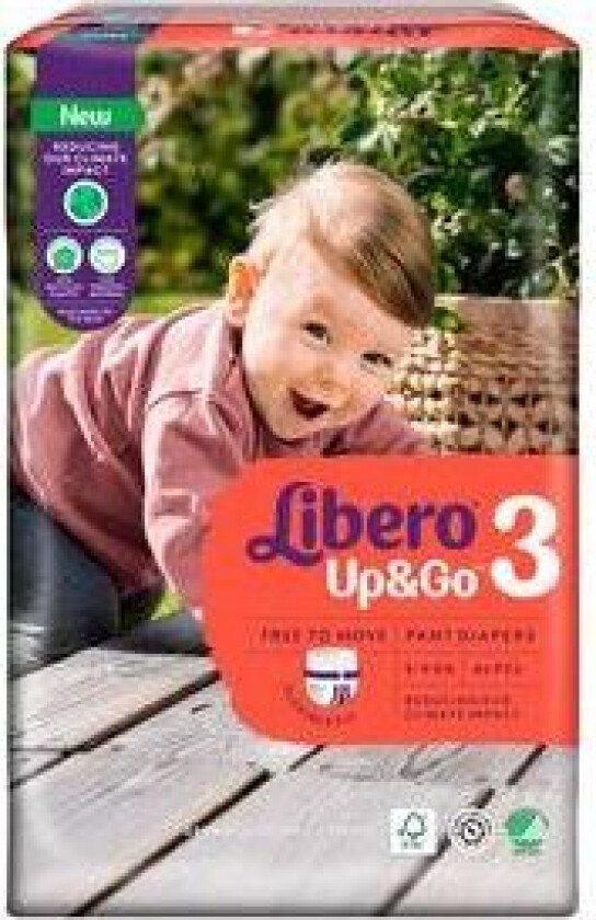 Up&Go 3 Buksebleie 5-9 kg - 46 stk.