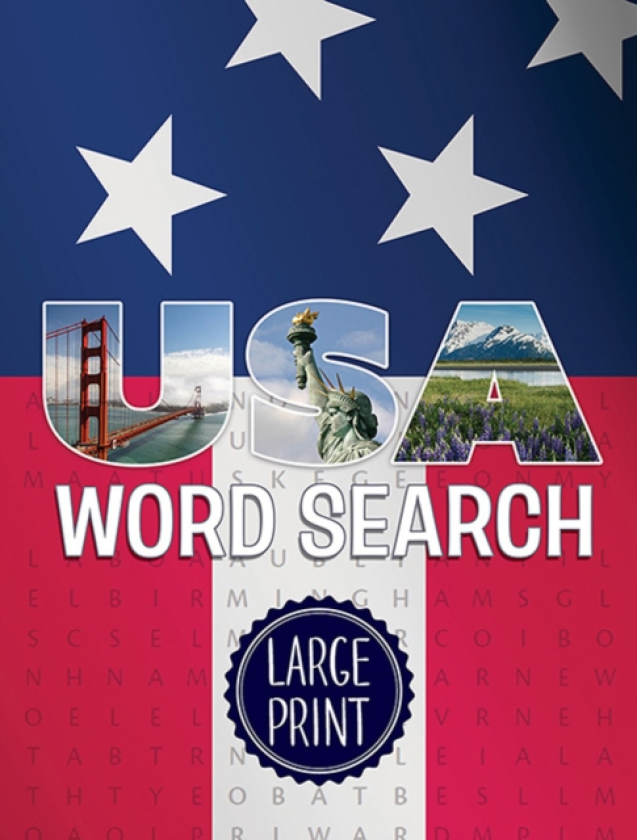 USA Word Search Puzzles Large Print