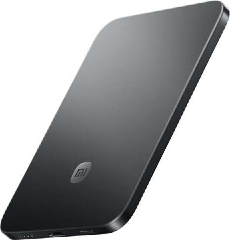 UltraThin Magnetic 15W Nødlader - Grafittsvart - 5000 mAh