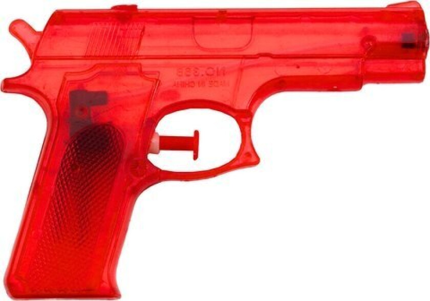 LeanToys Vannpistol Liten Plast Rød 15 cm x 10,5 cm LEAN Leker