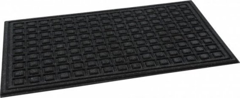 DØRMATTE TEKSTURER BLOKKER SORT 45*76CM
