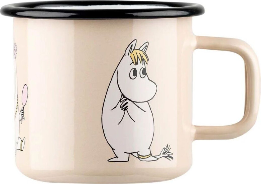 kopp Emalje Sorkfrøken 3,7 dl Beige