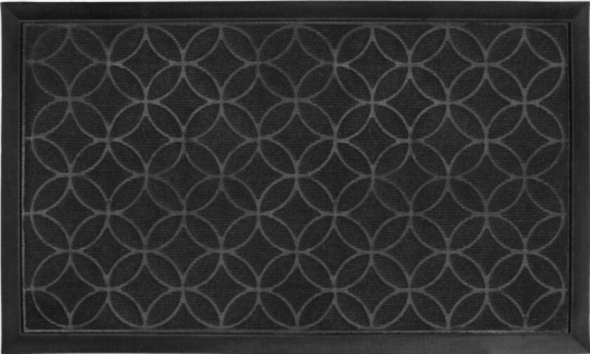 Douceur d`Interieur Gummi dørmatte FEUILLES, 45 x 75 cm
