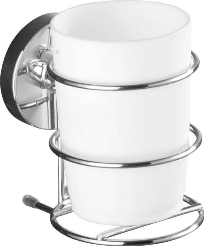 MILAZZO tannbørsteholder, Vacuum-Loc - kromstål, WENKO