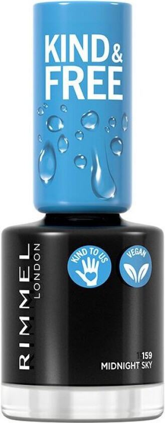 Kind & Free Nail Polish Lacquer 159 Midnight Sky 8m