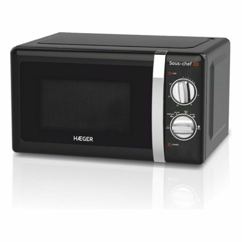 Mikrobølgeovn med grill Haeger MW-70B.007A 20 L Sort 700W