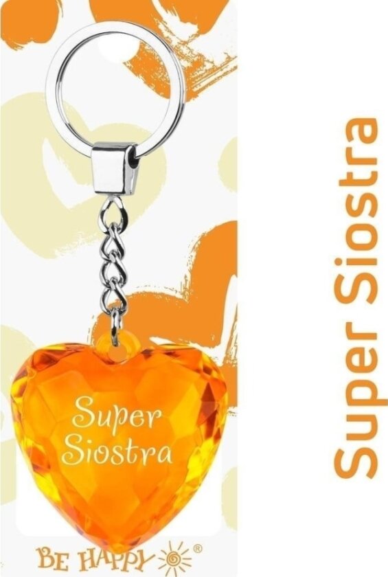 Super Sister Heart nøkkelring EDUKAMP
