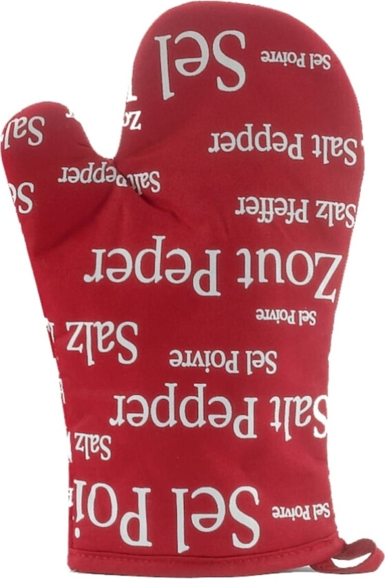 VIVARAISE SEL&POIVRE GLOVE Red 15X28
