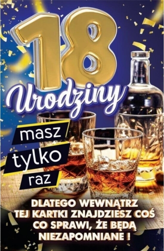 Bursdagskort med flaskedeksel 18