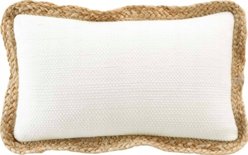Douceur d`Interieur Pyntepute med jutekant, 30 x 50 cm