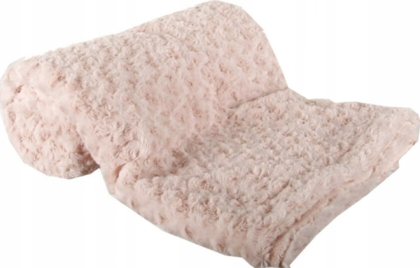 BOUCLEE sengeteppe, 180 x 230 cm, rosa