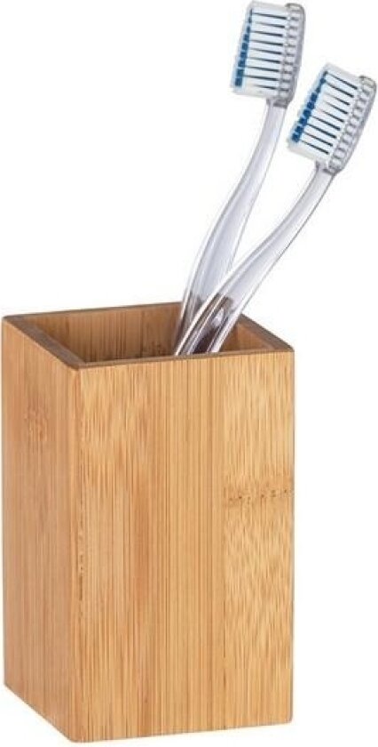 Bilde av WENKO 23983100, Frittstående tannbørsteholder, Bamboo, Tre, Klassisk, 70 mm, 70 mm
