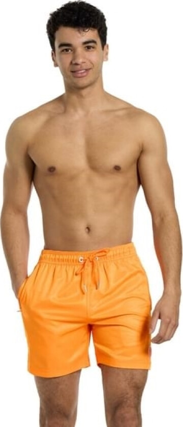 Neonoransje badeshorts