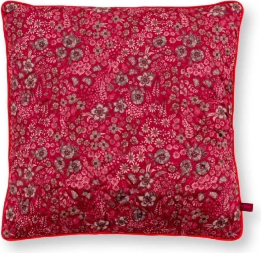 PIP Studio Cushion QuiltDais Red 50x50