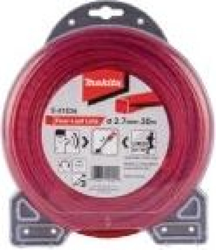 Bilde av E-01834, Hekketrimmersnor, Rød, 30 m, 1 stykker