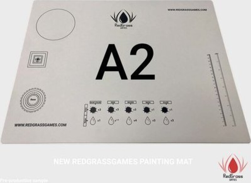 RedGrass: Malermatte (A2-størrelse)