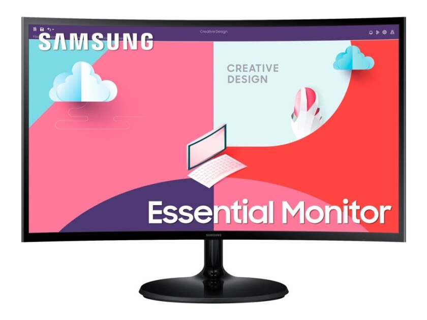 27" Essential Monitor S36C Curved VA, Black