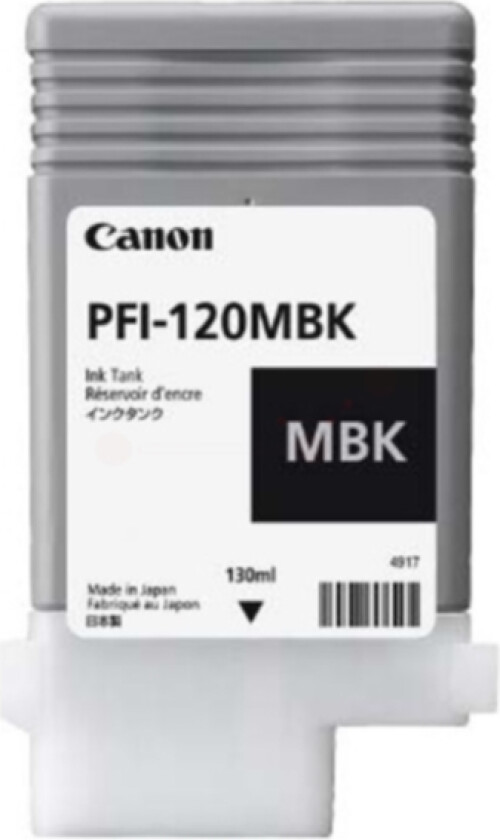 PFI-120 MBK Blekkpatron mattsvart