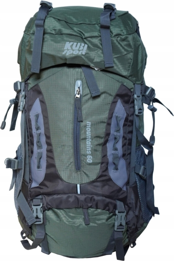 Tursekk Dame Herre Grønn Romslig KUBISPORT 60 L