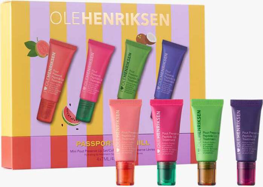 Pout Preserve Lip Treatment Chiller Mini Set 28 ml 4 x 7 ml