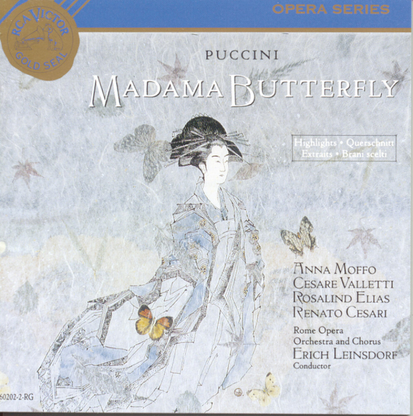 Anna Moffo, Rosalind Elias, Cesare Valletti, Renato Cesari, Orchestra Del Teatro Dell'Opera Di Roma, Coro Del Teatro Dell'opera Di Roma Madama Butterfly Highlights CD