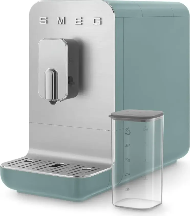 SMEG helautomatisk kaffemaskin med beholder Emerald