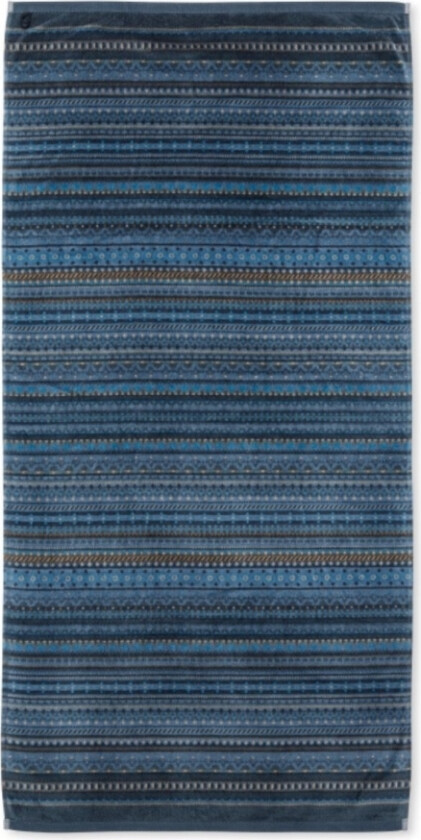 PIP Studio Geometric Print Dark Blue 70x140