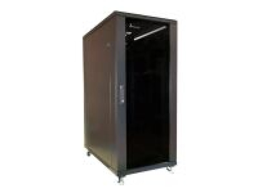 Extralink - Rack skap - 800x800 mm - står på gulv - svart - 32U - 19