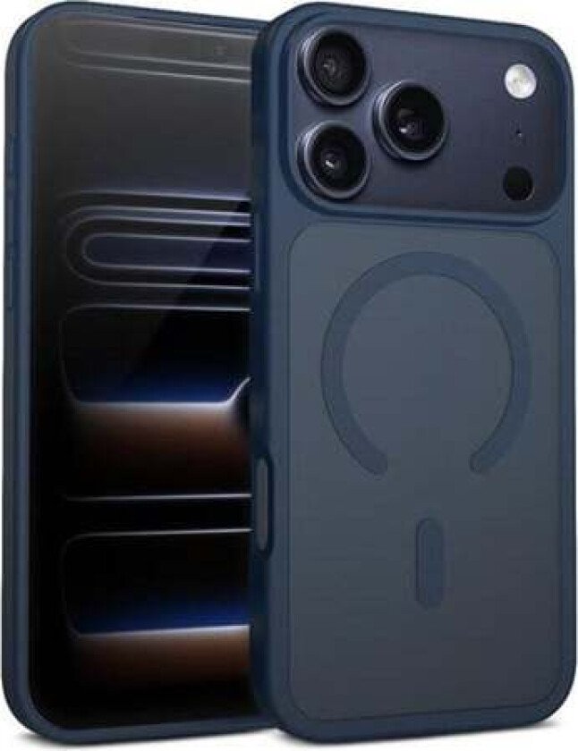Hybrid Matte Magnetic - MagSafe iPhone 17 Pro Max Case (Navy Blue)