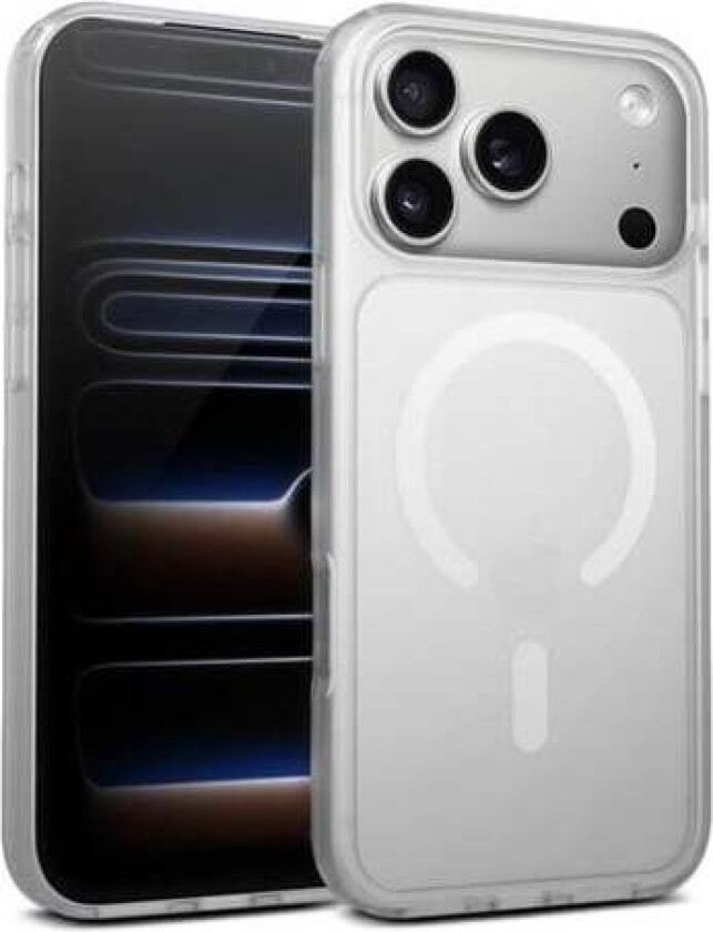 Hybrid Matte Magnetic - MagSafe iPhone 17 Pro Case (White)