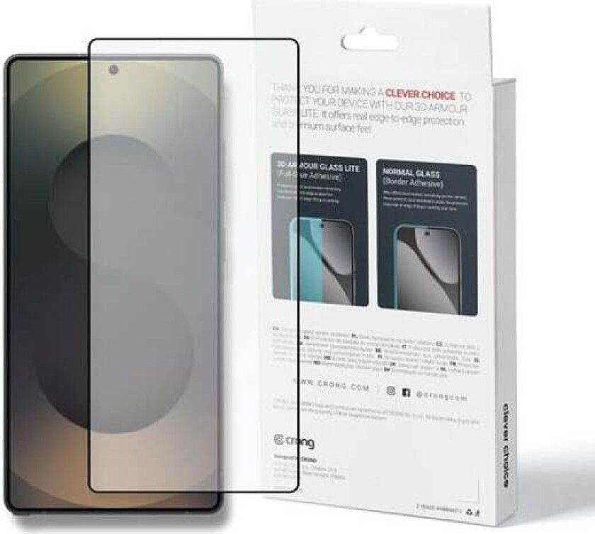 3D Armour Glass Lite - Full Glue Tempered Glass for Samsung Galaxy S25 Ultra