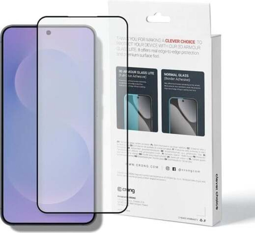 3D Armour Glass Lite - Full Glue Tempered Glass for Samsung Galaxy S25