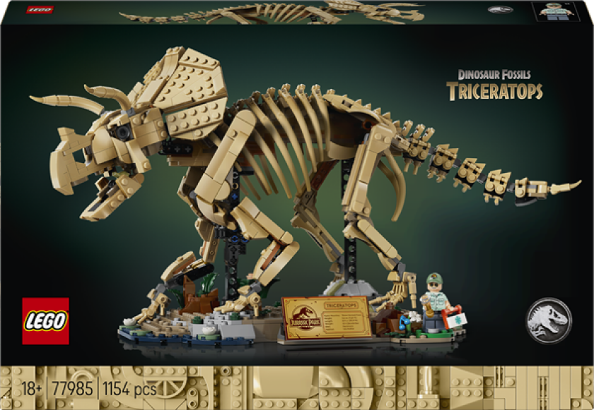 Jurassic World 77985 Dinosaurfossiler: Triceratops