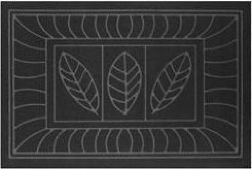 Douceur d`Interieur Gummi dørmatte FEUILLES, 45 x 75 cm