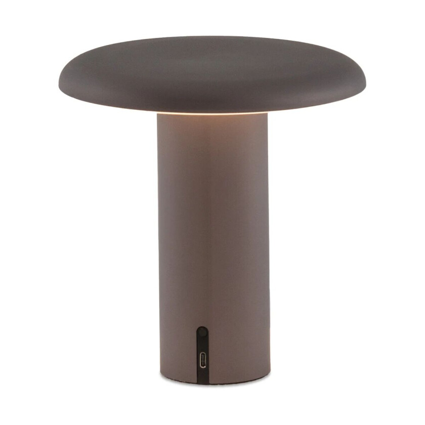 Takku portabel bordlampe 19 cm Anodized grey