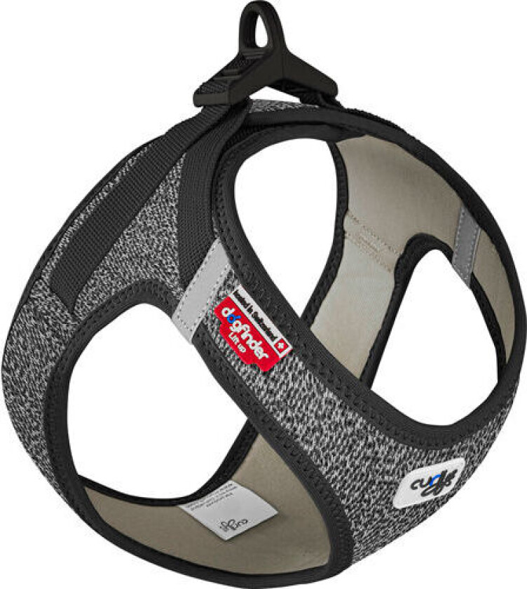 Curli Vest Clasp Merino sele Svart (S)