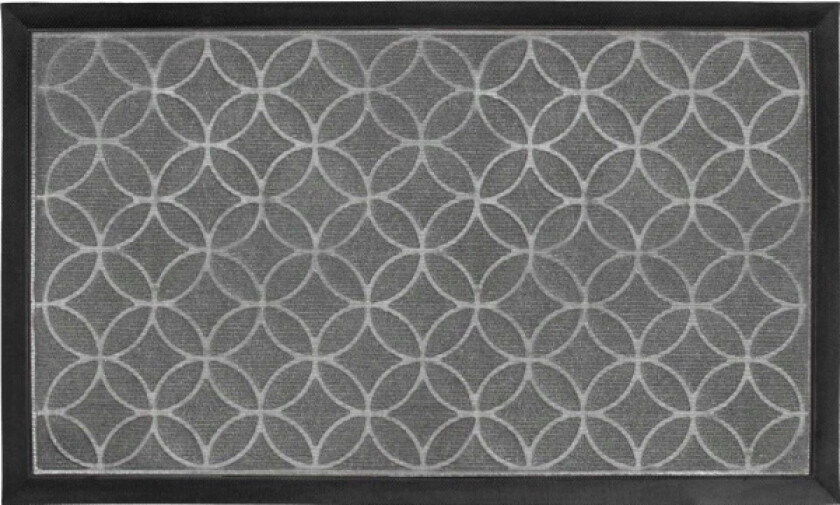 Douceur d`Interieur Gummi dørmatte FEUILLES, 45 x 75 cm