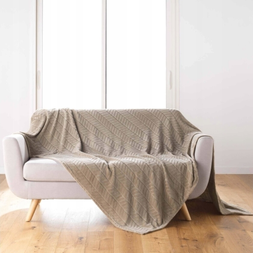 Douceur d`Interieur Sengeteppe med preget mønster ARYA, 180 x 220 cm