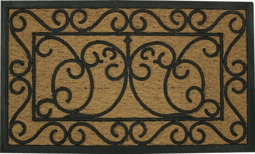 Douceur d`Interieur Rektangulær dørmatte med kokosfiber MARQUIS, 45 x 75 cm