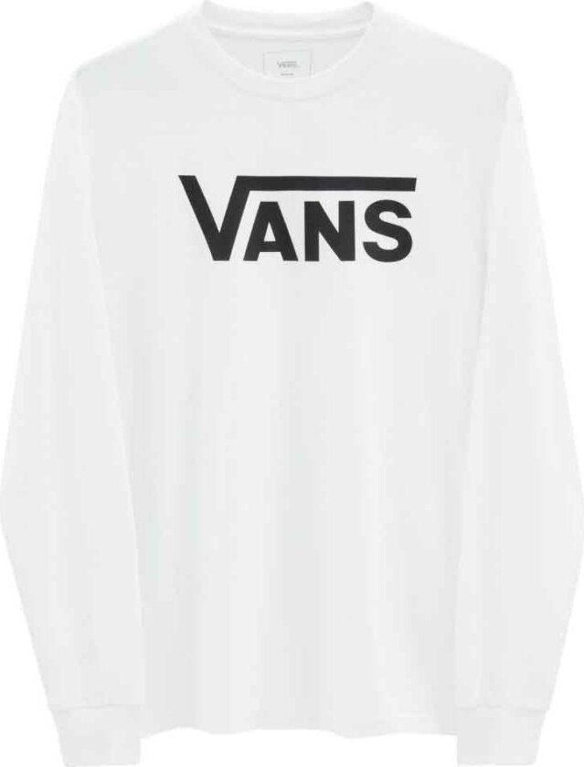 Kids Classic Long Sleeve T-skjorte White/Black