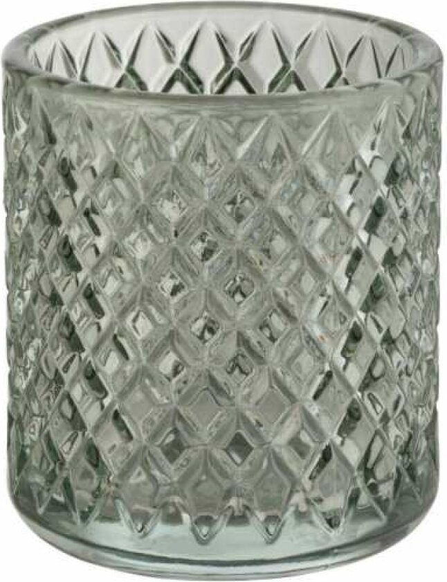 WENKO Atessa, Frittstående tannbørsteholder, Glass, Grønn, 75 mm, 75 mm, 100 mm