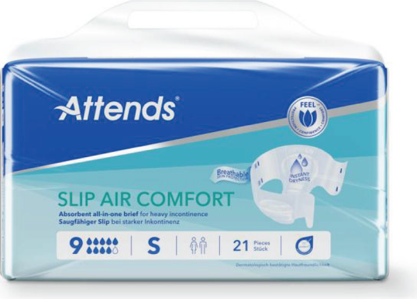 Slip Air Comfort 9, Small, 21 stk.