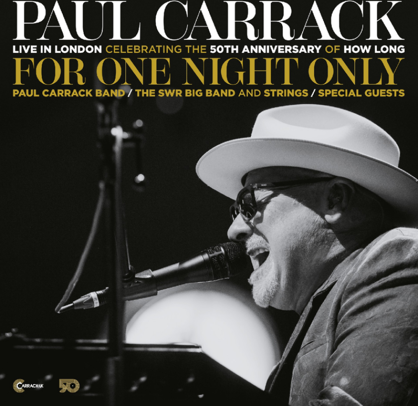 Paul Carrack For One Night Only Live In London CD