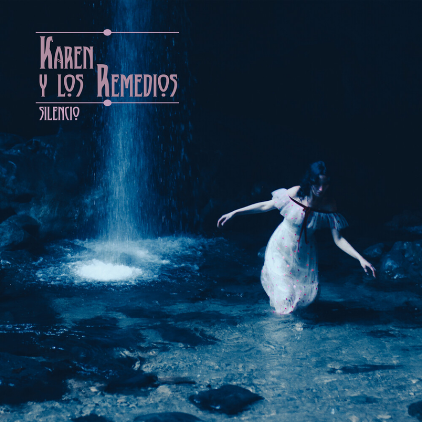 Karen Y Los Remedios Silencio Black & Blue Galaxy Effect LP/Vinyl