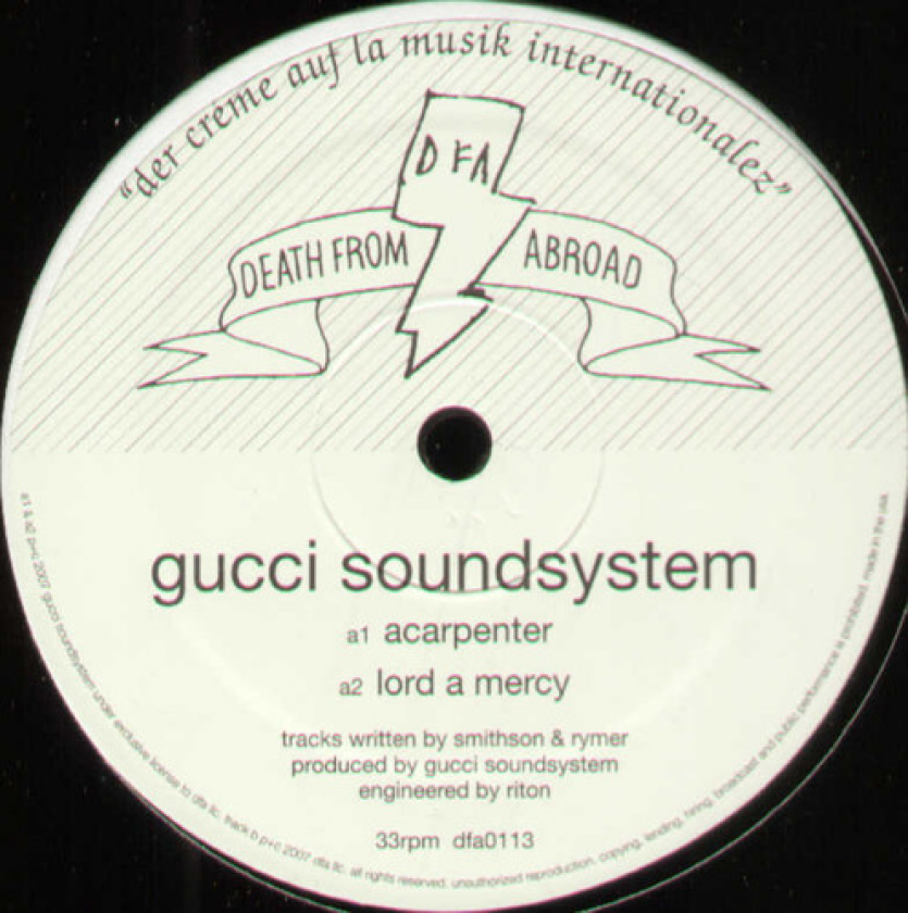 Gucci Soundsystem Acarpenter LP/Vinyl