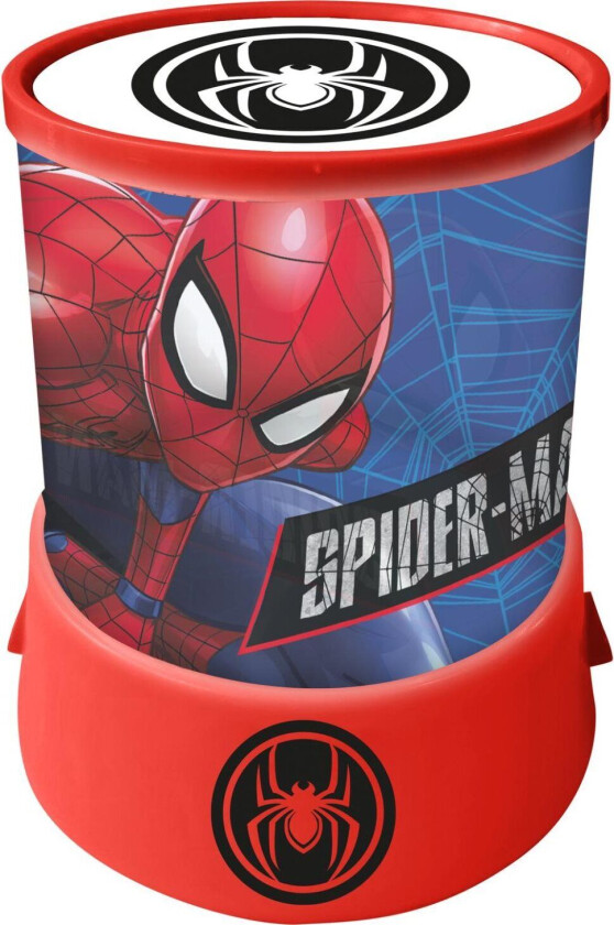 Spiderman nattlampe lampe bordlampe projektor avengers