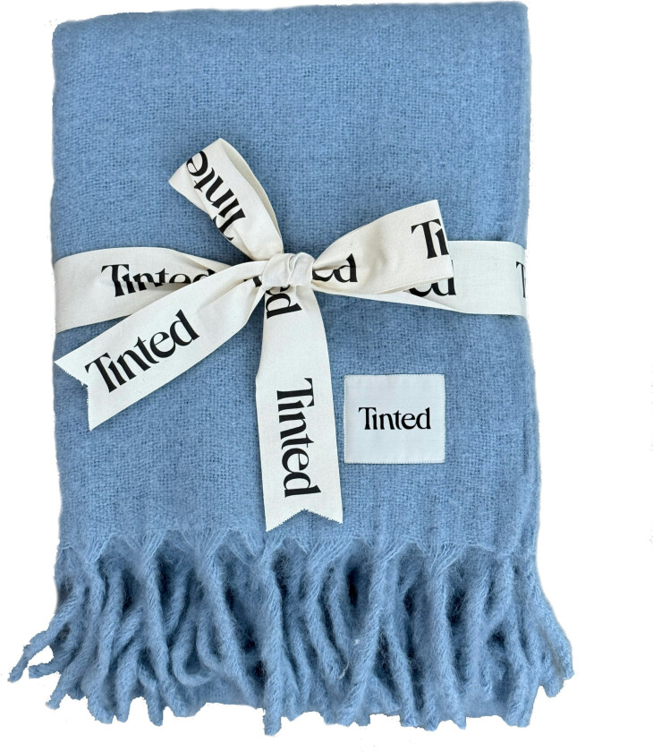 Fridh Pledd 130x170 Cm - Pledd & Tepper Mohair Blå - 100207_10ONESIZE