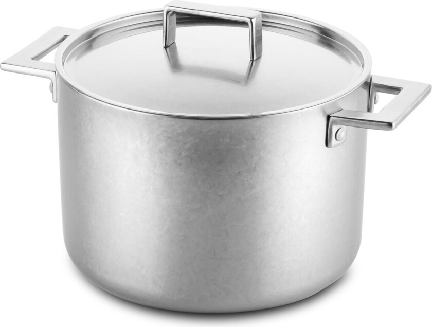 Attiva dyp gryte med lokk 5 liter, rustfritt stål