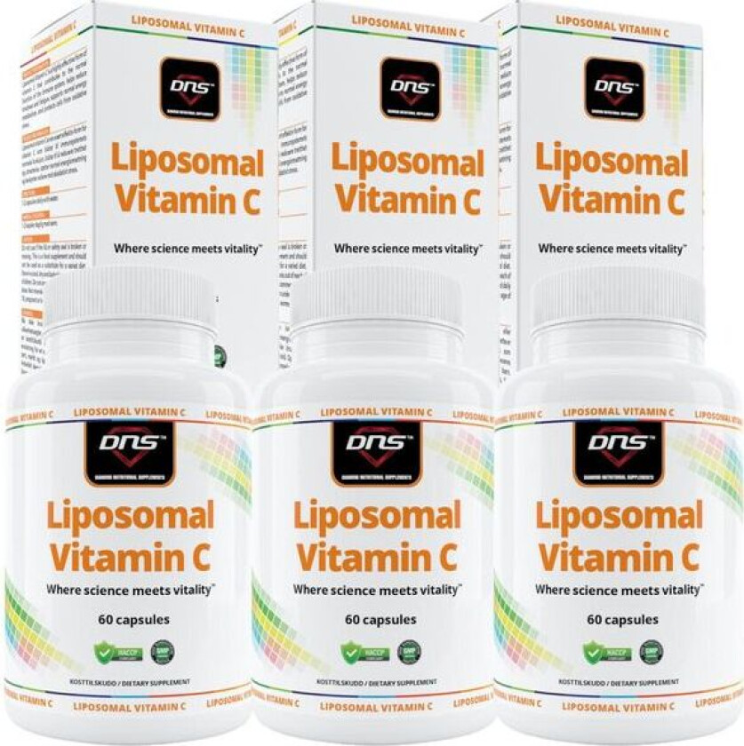 3-pack Liposomal Vitamin C - 3 x 60 kapsler